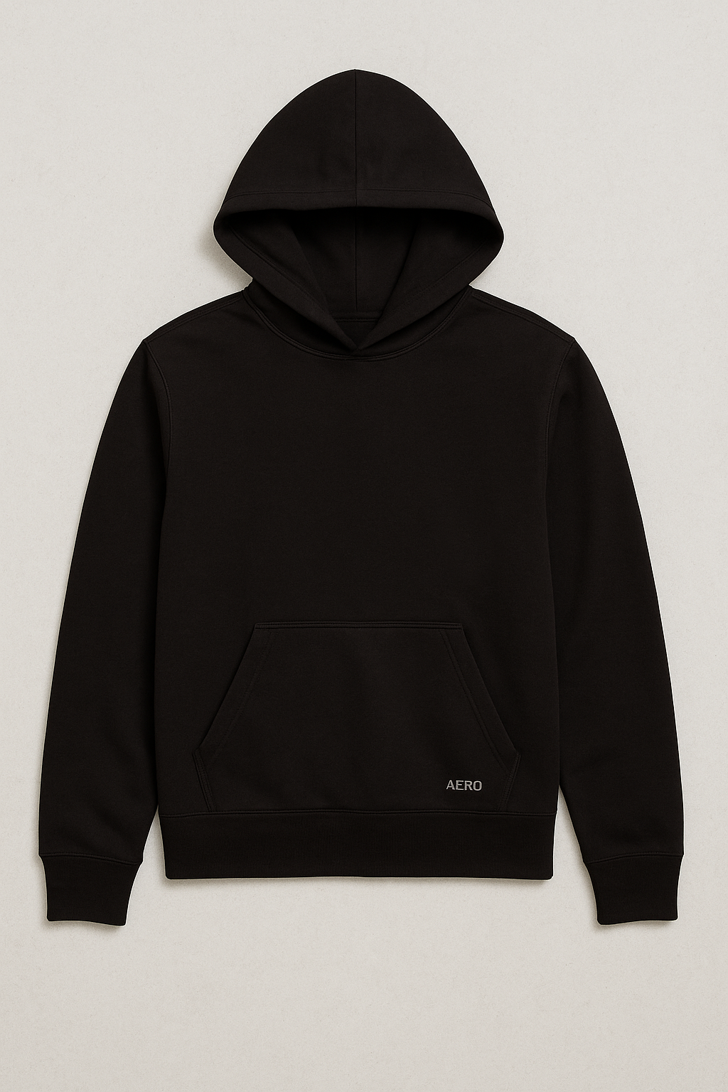 Buzo Para Hombre Aero Guys Popover Hoodies Dark Black 5823