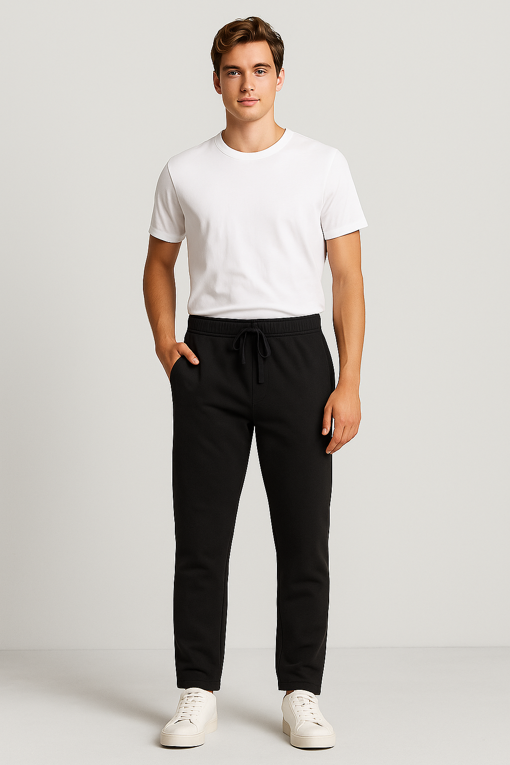 Jogger Para Hombre Aero Guys Fleece Pants Dark Black 5539