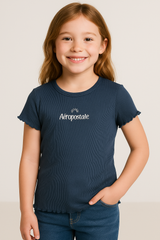 Camiseta Manga Corta Aero Kids G SS Fashion Cadet Navy 1058
