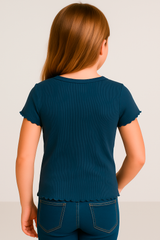 Camiseta Manga Corta Aero Kids G SS Fashion Cadet Navy 1058