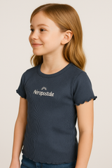 Camiseta Manga Corta Aero Kids G SS Fashion Cadet Navy 1058