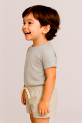 Short para Niño Aero Kids B W Solid Shorts Egret 1093