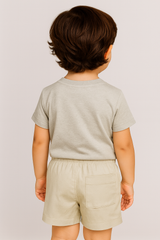Short para Niño Aero Kids B W Solid Shorts Egret 1093