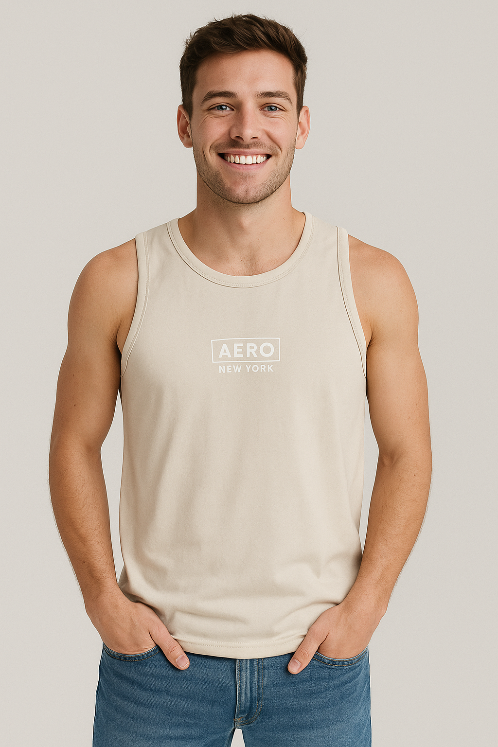 Tanks Para Hombre Aero Guys Tanks Egret 9237