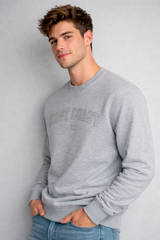 Buzo Para Hombre Aero Guys Popover Crew Neck Light Heather Grey 9190