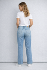 Jean Para Mujer Aero Girls Denim Fashion Medium Wash Baggy 4088