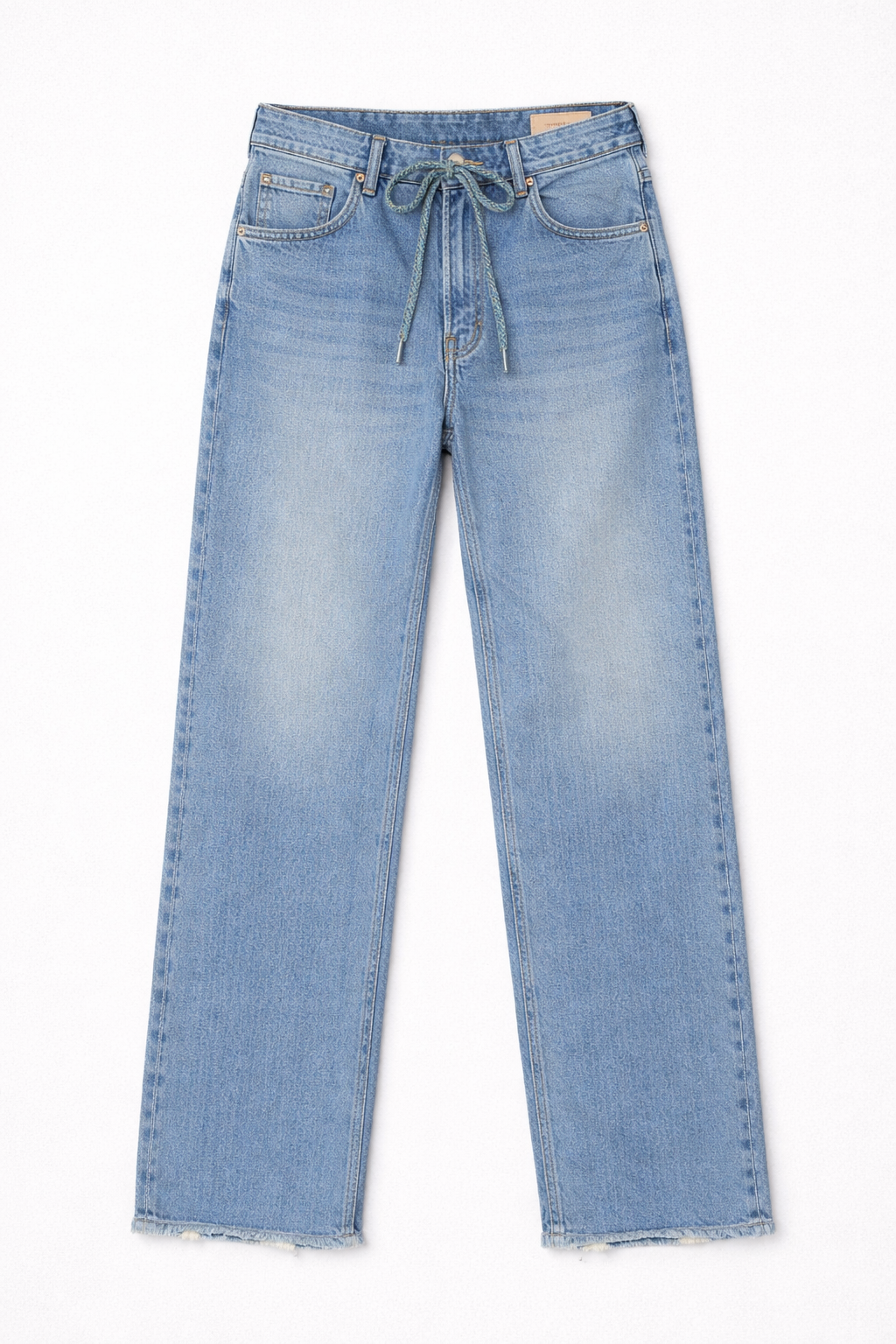 Jean Para Mujer Aero Girls Denim Fashion Medium Wash Baggy 4088