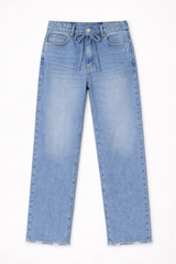 Jean Para Mujer Aero Girls Denim Fashion Medium Wash Baggy 3396