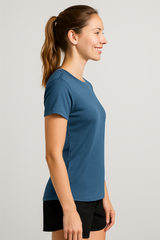 Camiseta para Mujer Aero Active SS Tees Celestial UPF50 1047 (Protección Uv y Secado rápido)