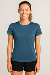 Camiseta para Mujer Aero Active SS Tees Celestial UPF50 1047 (Protección Uv y Secado rápido)