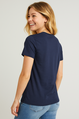 Camiseta Para Mujer Aero Graphic Level 1 Cadet Navy 5837