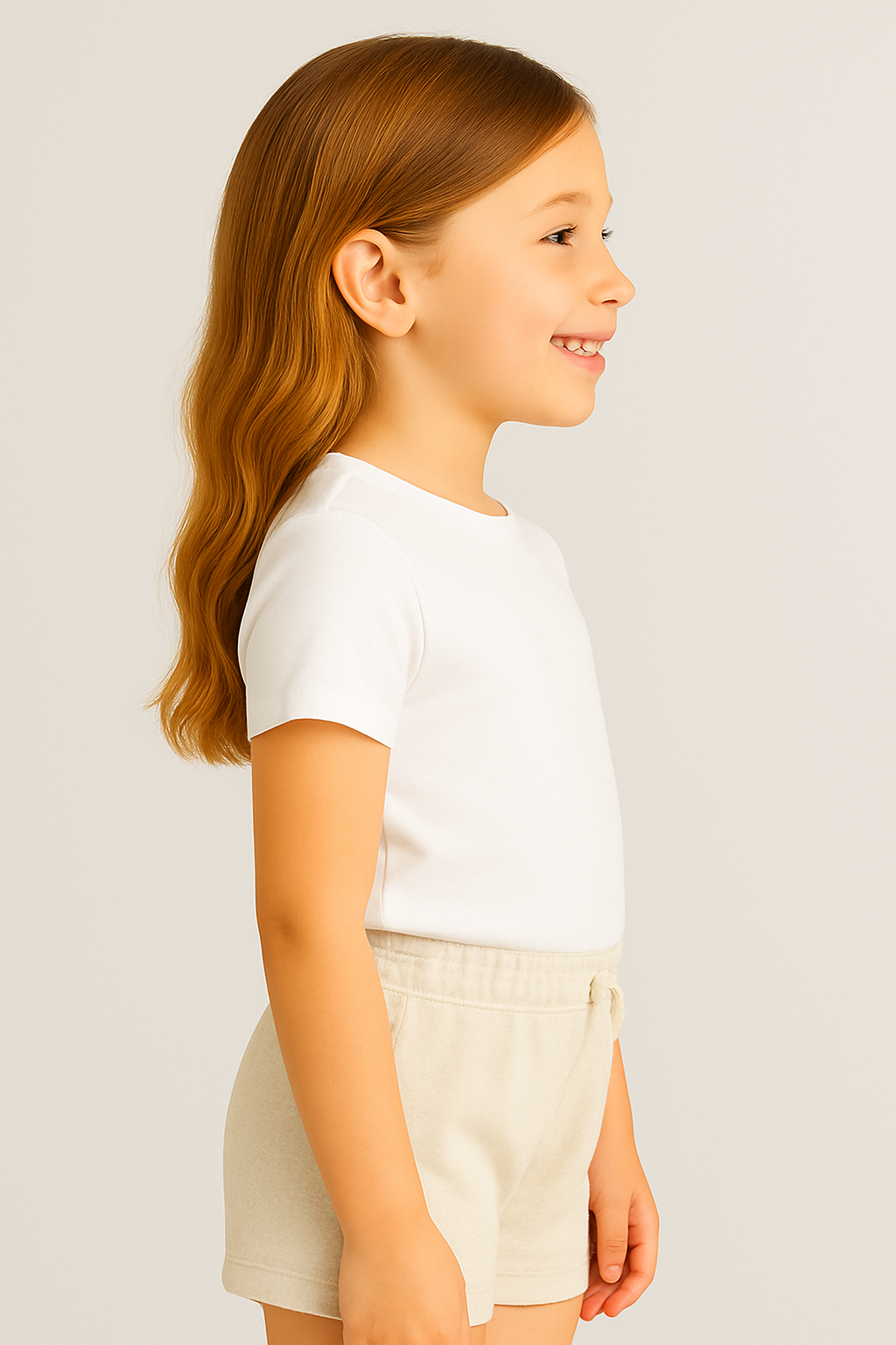 Short para Niña Aero Kids G Fleece Shorts Egret 1078