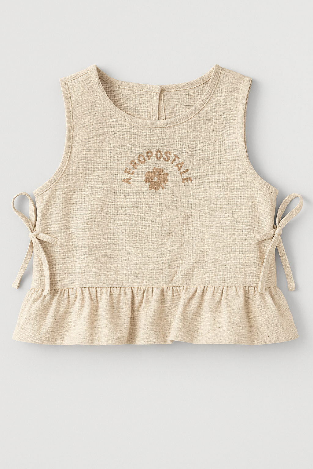 Top Aero Kids G Woven SS Solid Egret 1082