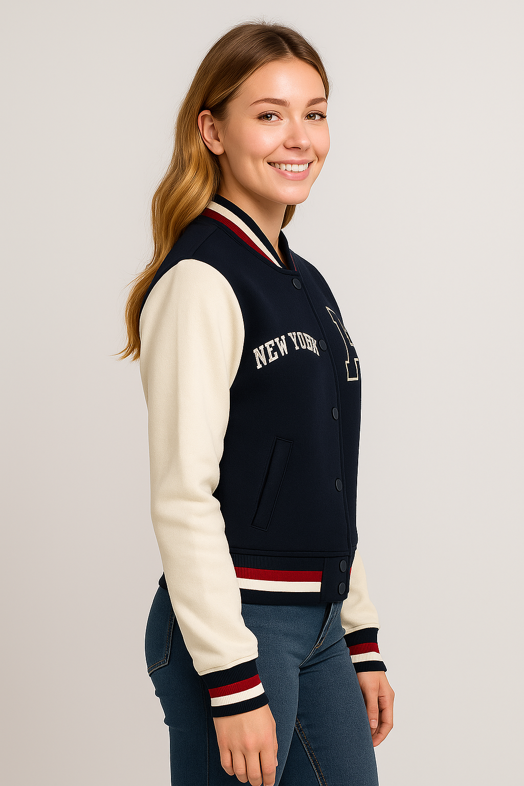 Chompa Para Mujer Aero Girls Heavy Weight Ow Cadet Navy 1297