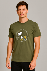 Camiseta para Hombre Aero Guys Fashion Graphics Covert Green PEANUTS 245