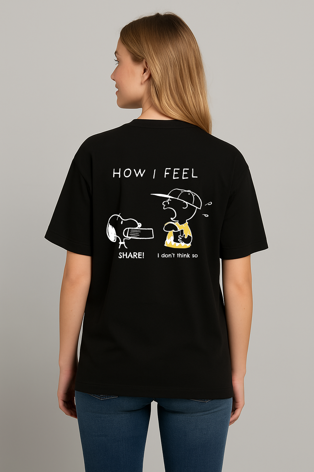 Camiseta para Mujer Aero Graphic Level 2 Dark Black PEANUTS 242