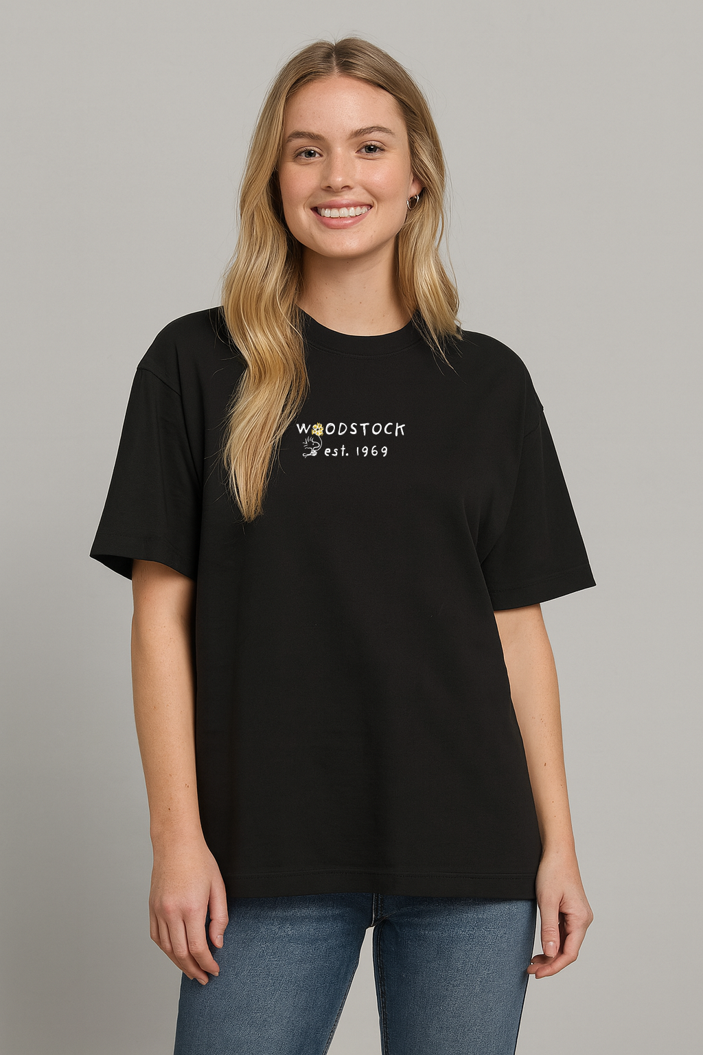 Camiseta para Mujer Aero Graphic Level 2 Dark Black PEANUTS 242
