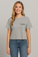 Camiseta para Mujer Aero Girls SS Fashion Graphics Light Heather Grey 4645