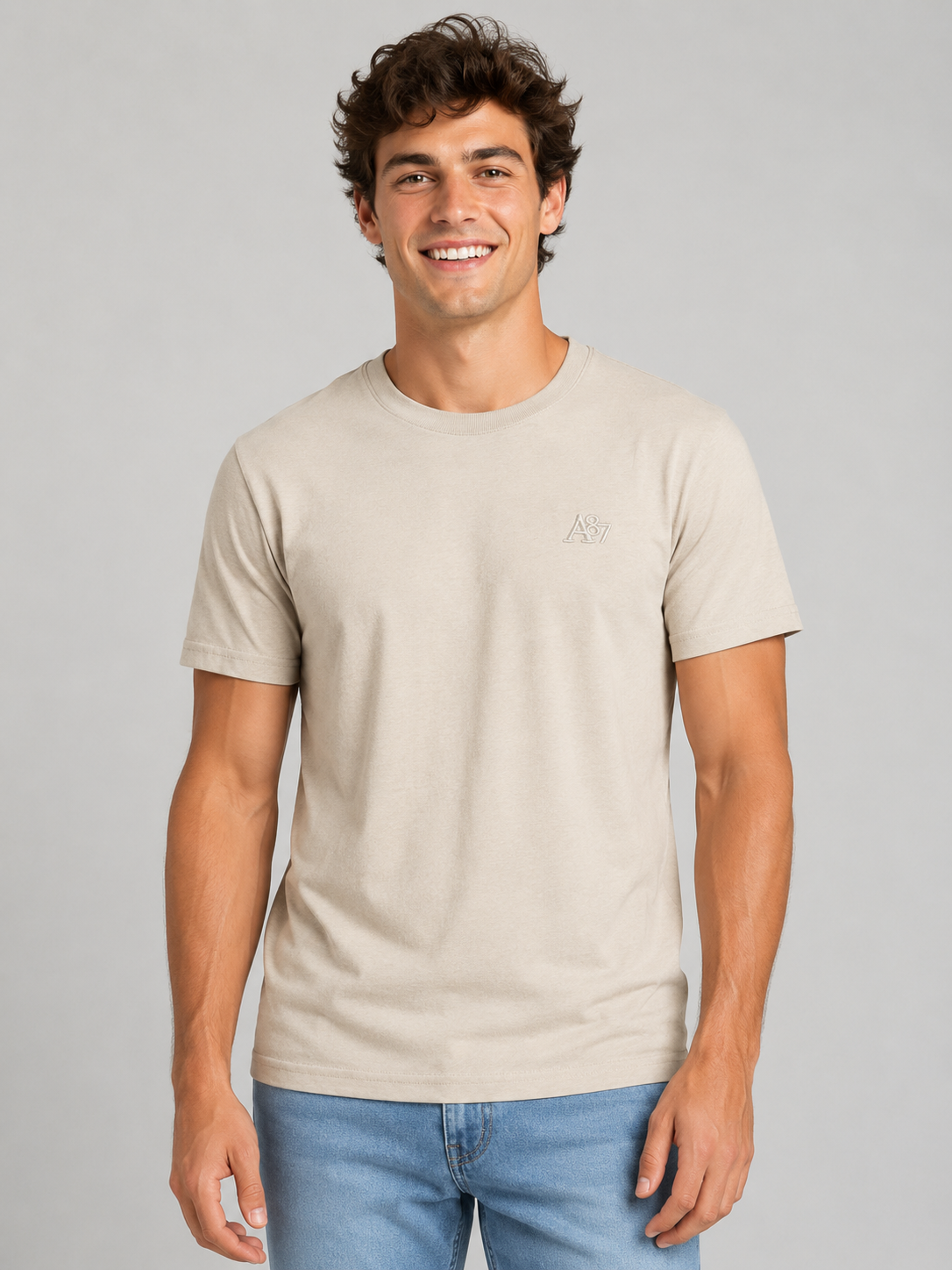 Camiseta Para Hombre Aero Guys SS Tees Egret 4240