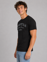 Camiseta Para Hombre Aero Level 1 Graphic Tees Dark Black 6272