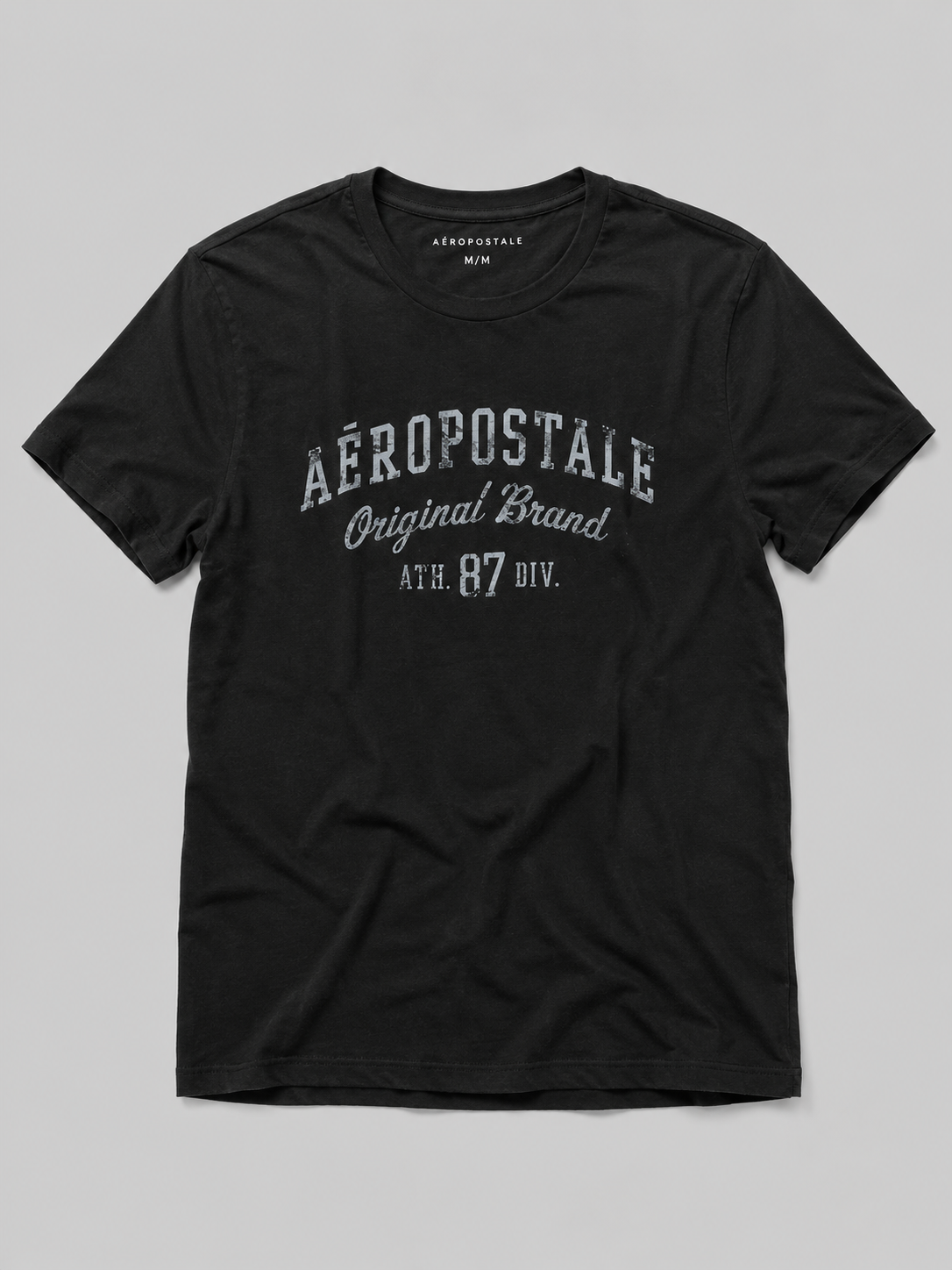 Camiseta Para Hombre Aero Level 1 Graphic Tees Dark Black 6272