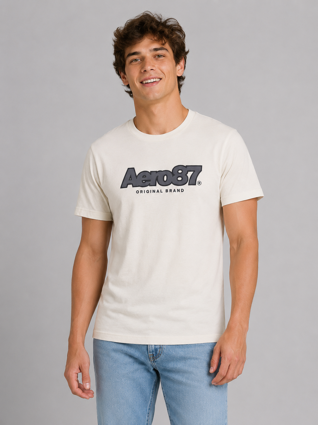 Camiseta Para Hombre Aero Level 2 Graphic Tees Tofu 6253