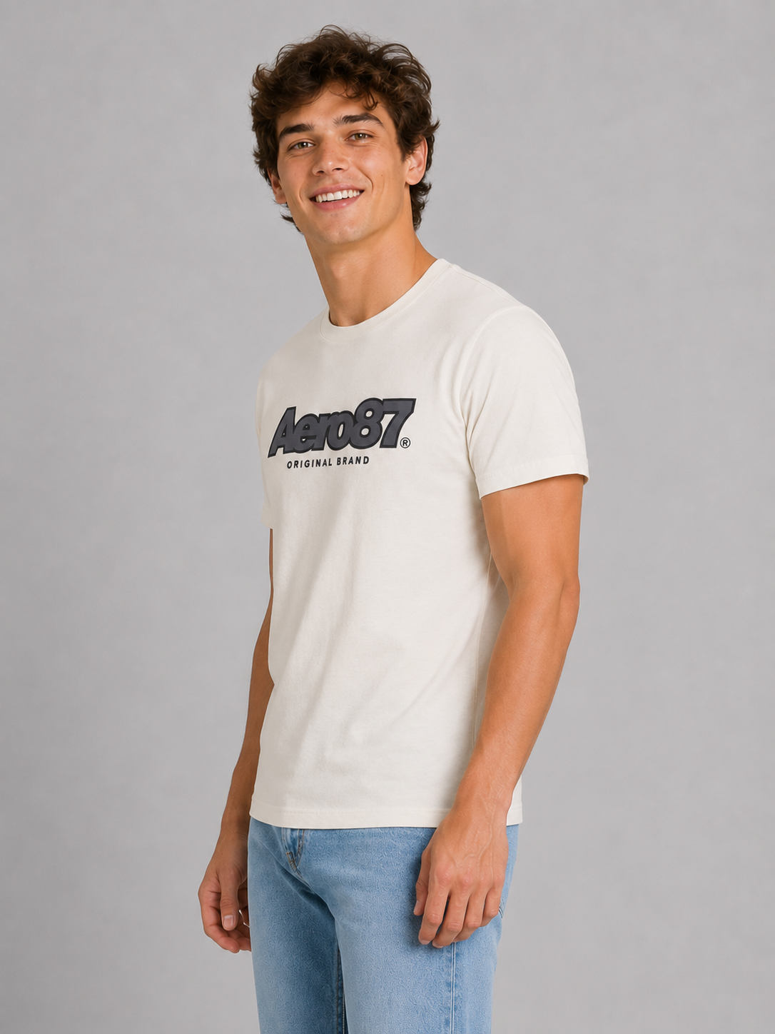 Camiseta Para Hombre Aero Level 2 Graphic Tees Tofu 6253
