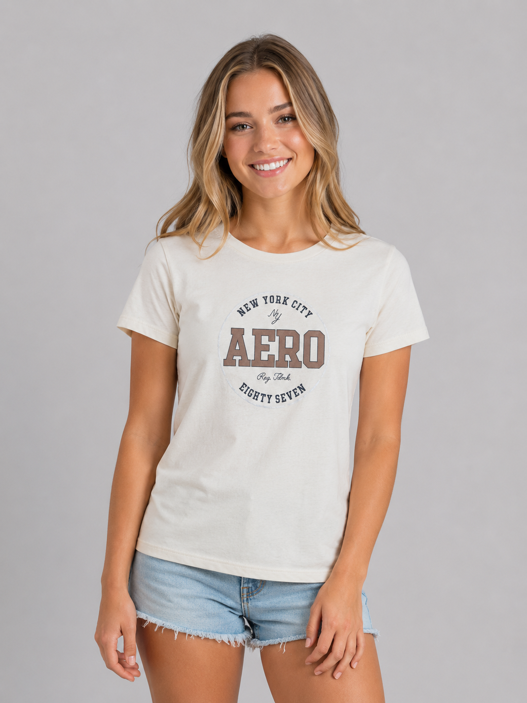 Camiseta Para Mujer Aero Graphic Level 1 Tofu 6993