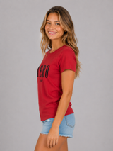 Camiseta Para Mujer Aero Graphic Level 2 True Red 2452