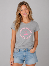 Camiseta Para Mujer Aero Graphic Level 2 Light Heather Grey 7123