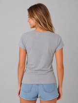 Camiseta Para Mujer Aero Graphic Level 2 Light Heather Grey 7123