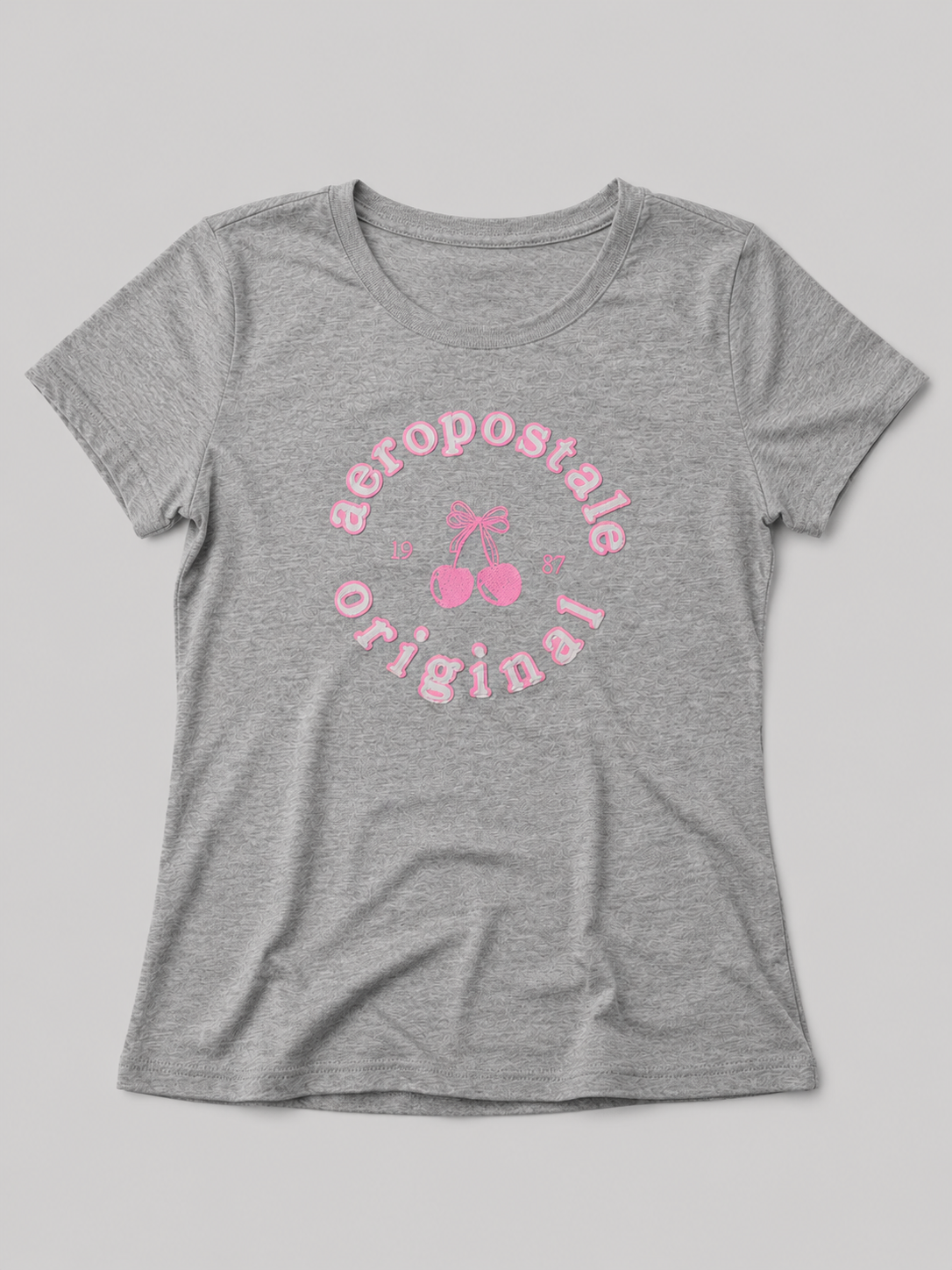 Camiseta Para Mujer Aero Graphic Level 2 Light Heather Grey 7123
