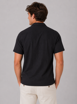 Camisa Para Hombre Aero Guys Woven Shirts Dark Black 2266