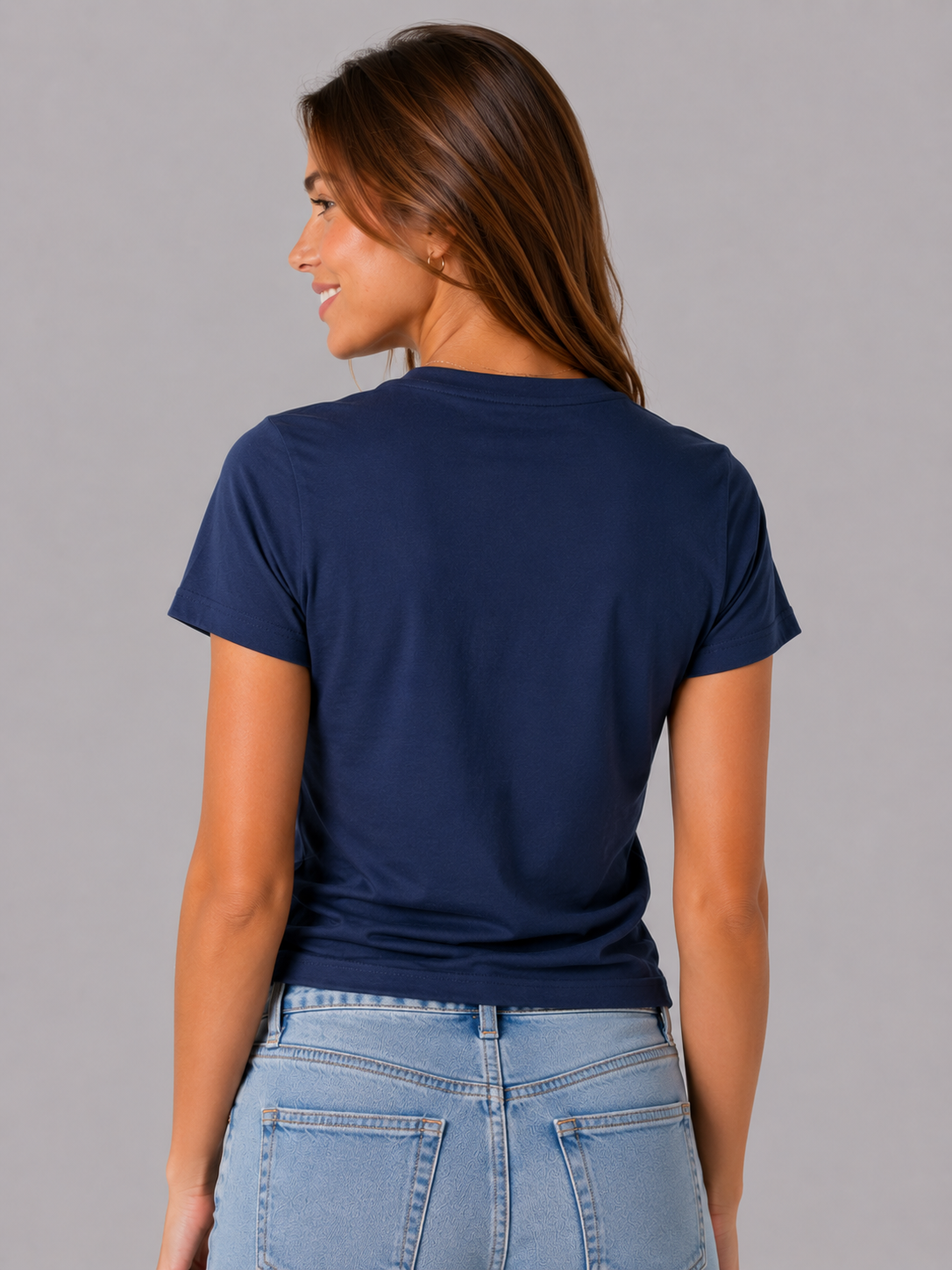 Camiseta Para Mujer Aero Girls Solid SS Cadet Navy 4204