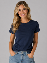 Camiseta Para Mujer Aero Girls Solid SS Cadet Navy 4204