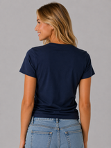 Camiseta Para Mujer Aero Girls Solid SS Cadet Navy 4204