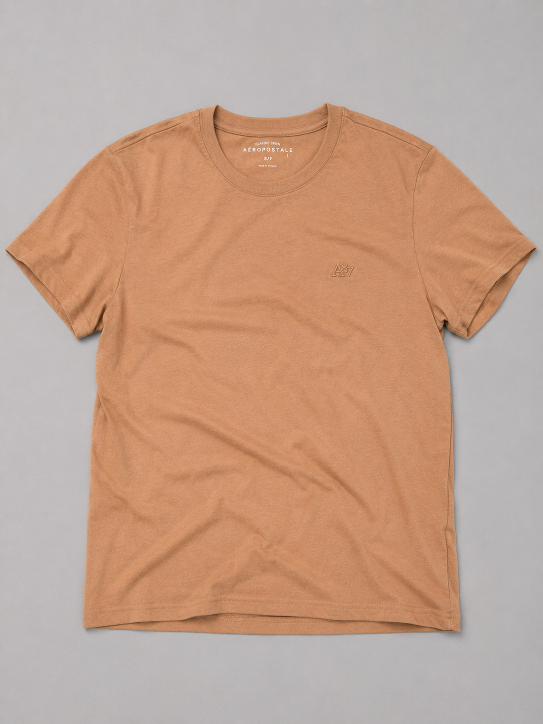 Camiseta Para Hombre Aero Guys SS Tees Mocha Mousse 4240