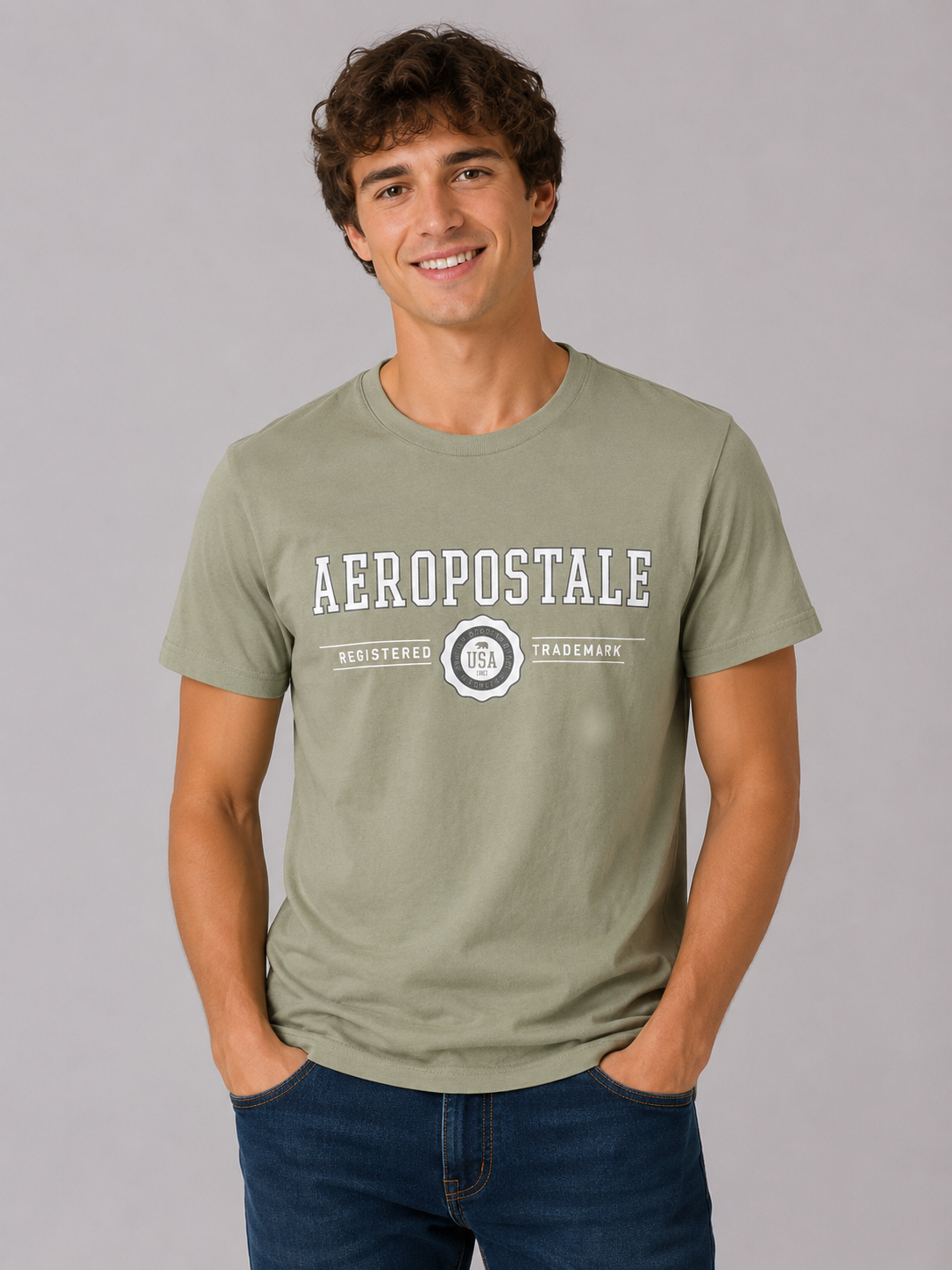 Camiseta Para Hombre Aero Level 1 Graphic Tees Surf Spray 6206