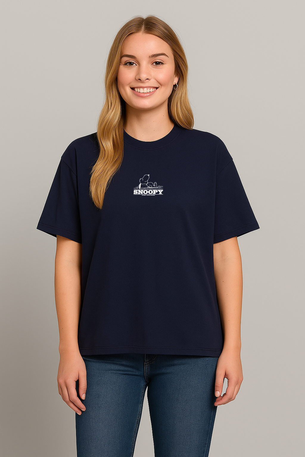 Camiseta para Mujer Aero Graphic Level 2 Cadet Navy PEANUTS 251