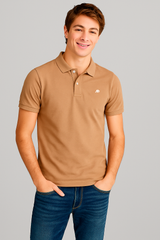 Camiseta Polo Para Hombre Aero Guys SS Solid Polo Irish Cream 7907