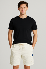 Bermuda Para Hombre Aero Guys Cargo Shorts Egret 3647