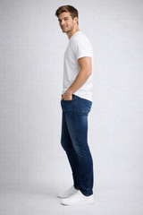 Jean Para Hombre Aero Guys Slim Straight Dark Wash 9548