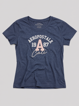 Camiseta Para Mujer Aero Graphic Level 2 Cadet Navy 6606