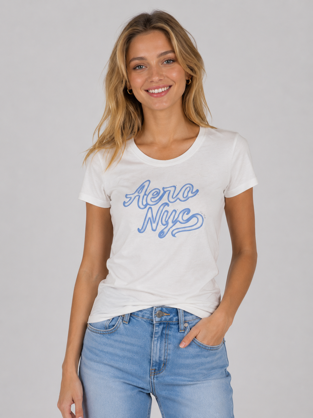 Camiseta Para Mujer Aero Graphic Level 1 Birch 7358