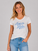 Camiseta Para Mujer Aero Graphic Level 1 Birch 7358