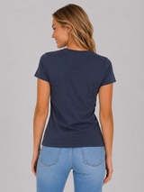 Camiseta Para Mujer Aero Graphic Level 2 Cadet Navy 7046