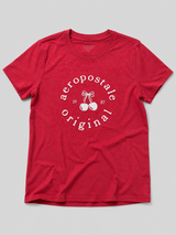 Camiseta Para Mujer Aero Graphic Level 2 Vinyl Red 7123