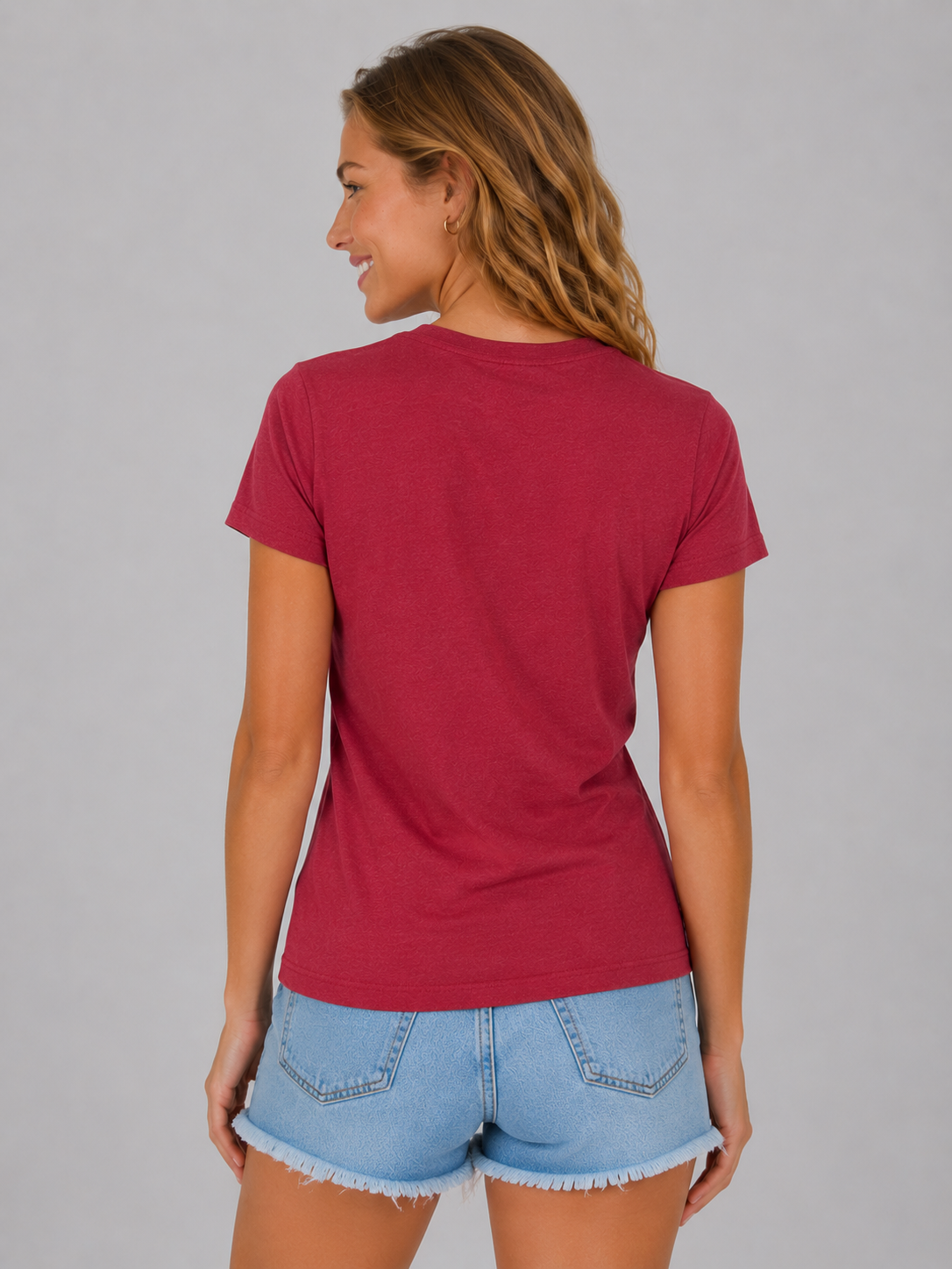 Camiseta Para Mujer Aero Graphic Level 2 Vinyl Red 7123