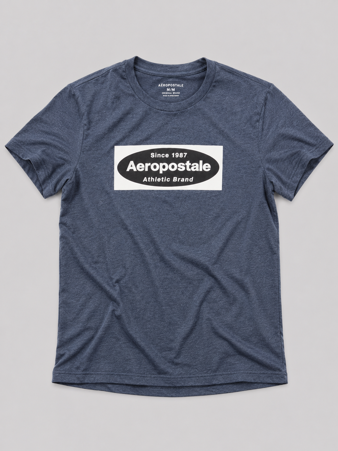 Camiseta Para Hombre Aero Level 1 Graphic Tees Cadet Navy 6251