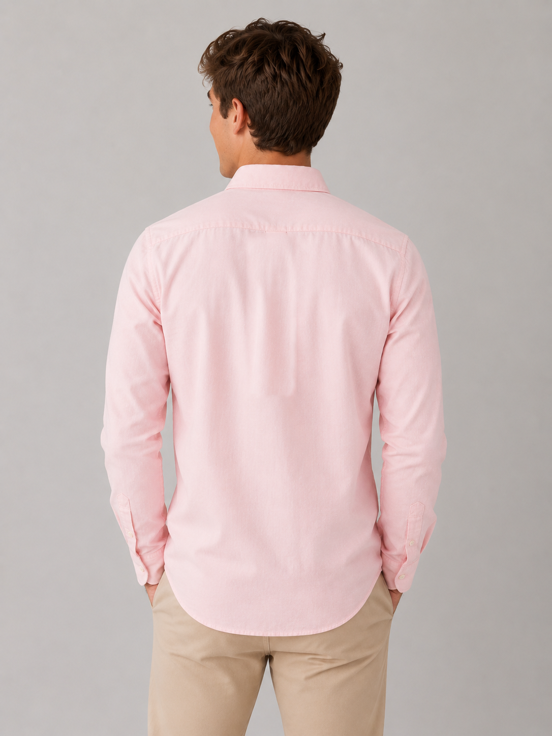 Camisa Para Hombre Aero Guys Woven Shirts Primrose Pink 9962
